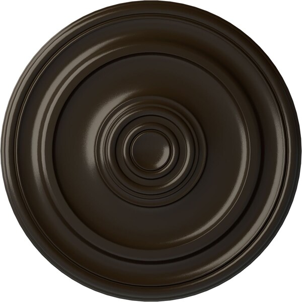 Ekena Millwork Kepler Traditional Ceiling Medallion (For Canopies up to 4 1/2"), 19 3/4"OD x 1 1/2"P, Stone Hearth CM20KPSHF - main